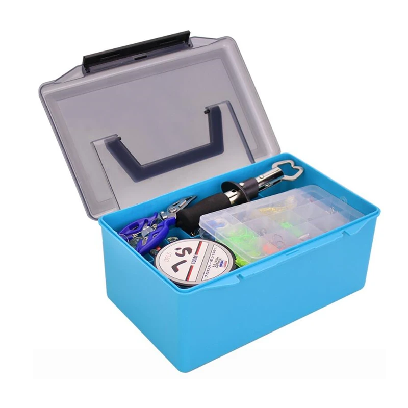 

Portable Storage Fishing Bait Box Deepened Shrimp Lure Fishing Tackle Hook Tool Case