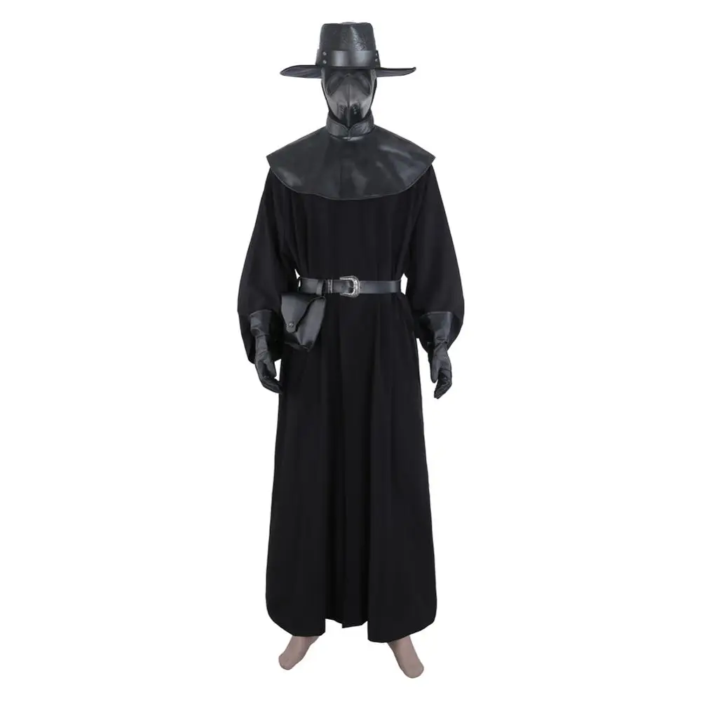 Женский костюм Чумного доктора для косплея в стиле стимпанк Хэллоуина и