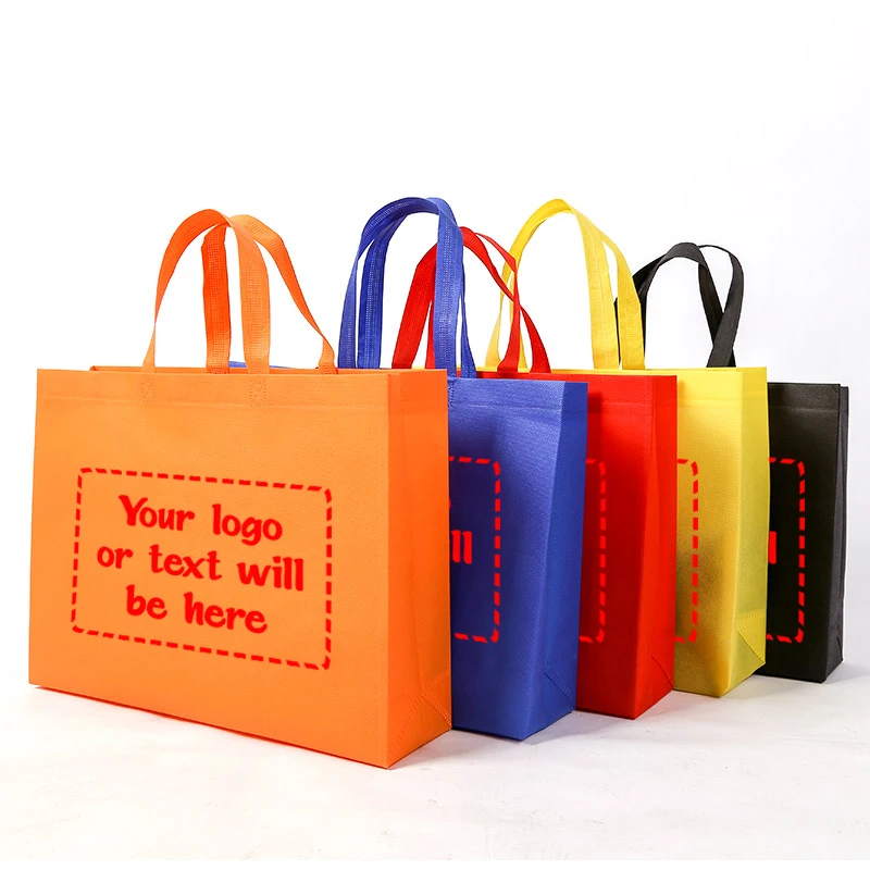 12 шт MOQ Заказная печатная Экологичная хозяйственная сумка складная многоразовая