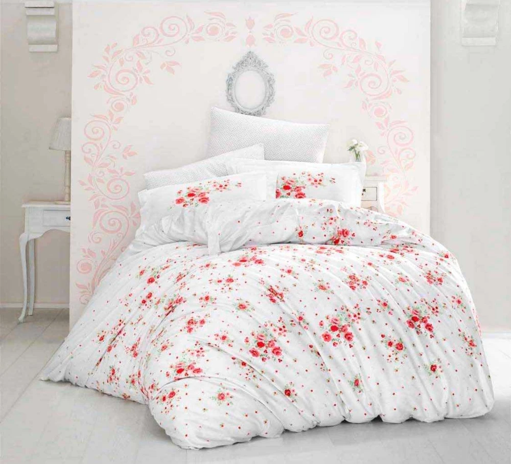 

Clasy Print Satin Double Bed Duvet cover set V1