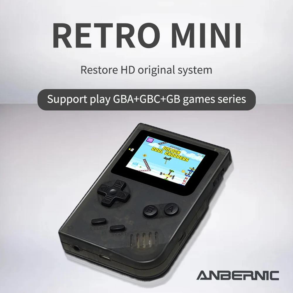 Children's adult birthday gift Retro Mini 8bit Tetris game console Built 1169 Games Childhood memories |