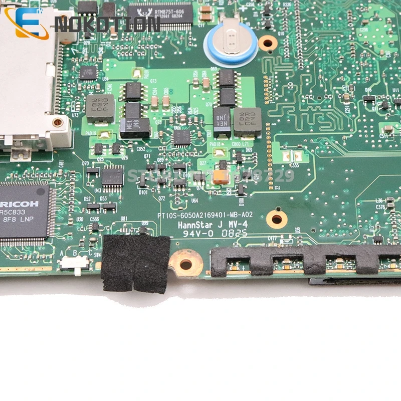 NOKOTION материнская плата для ноутбука Toshiba Satellite A300 A305 основная плата V000125600 6050A2169401 DDR2 Бесплатный процессор