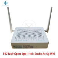 5 шт. ONU б/у F673a V9 Dual Band 4ge + 1tel + 2usb + Ac 5g Wifi Ont ONU Gpon Волоконно-оптический модем сетевой маршрутизатор английская версия без питания