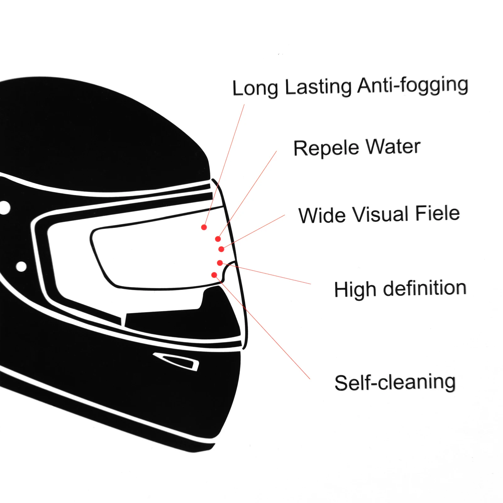 Мотоциклетные шлемы для BELL SHARK GROUP SHOEI ARAI AGV HJC REEVU MARUSHIN противотуманный патч