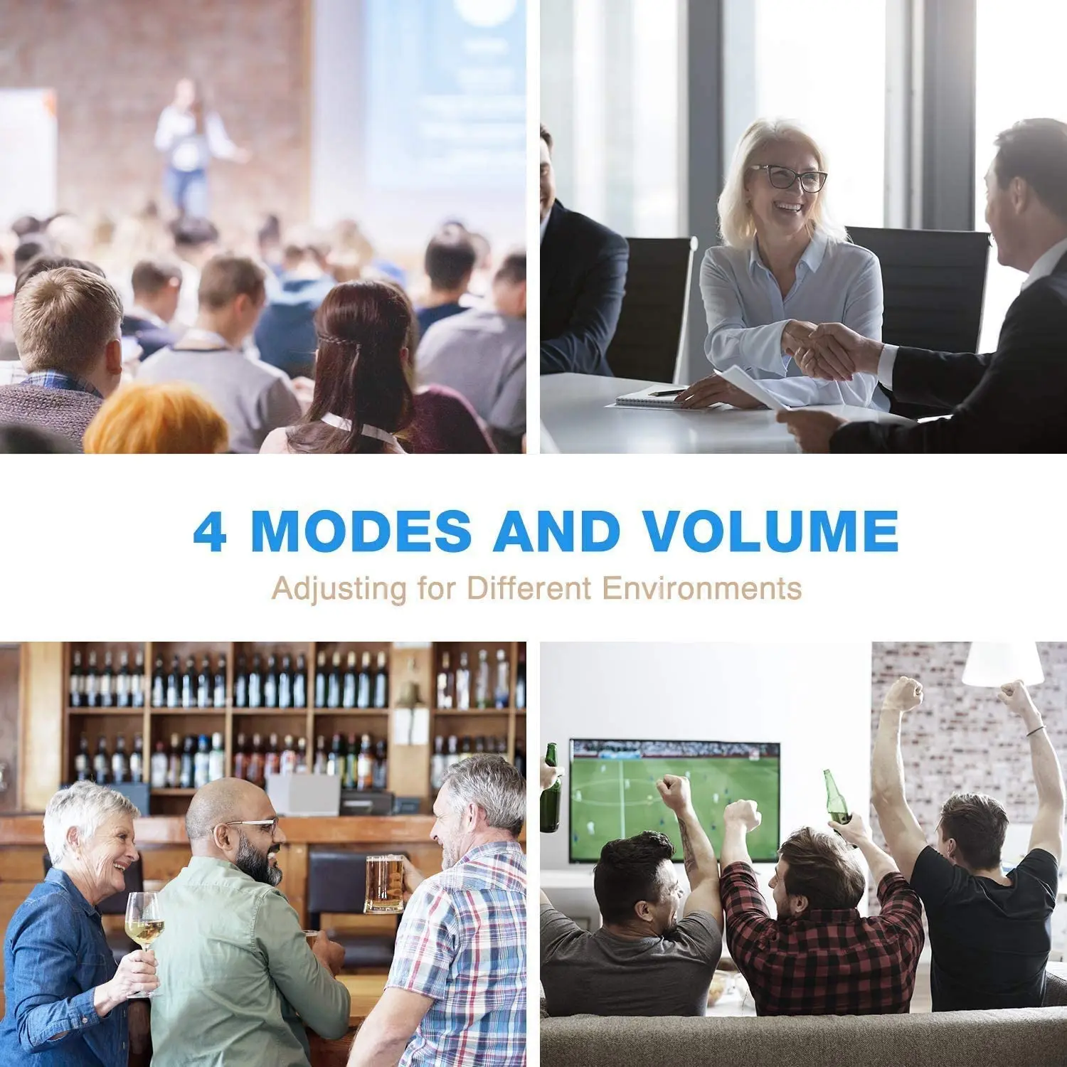 Слуховые аппараты усилитель голоса устройство регулируемый звука набор