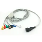 5 шт.лот DMS 300-3, 300-3a, 300-4A,300-4MGY-H3,H3M 7 свинцовый ЭКГ Holter Cable Snap IEC
