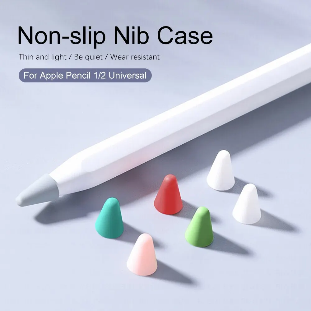 Apple Pencil 1 and 2 of 8 PCs tip Silicon cover case Tablet iPad accessories | Компьютеры и офис