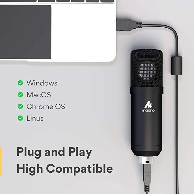 Конденсаторный микрофон Maono AU A425 Plus (Black)|Микрофоны| |