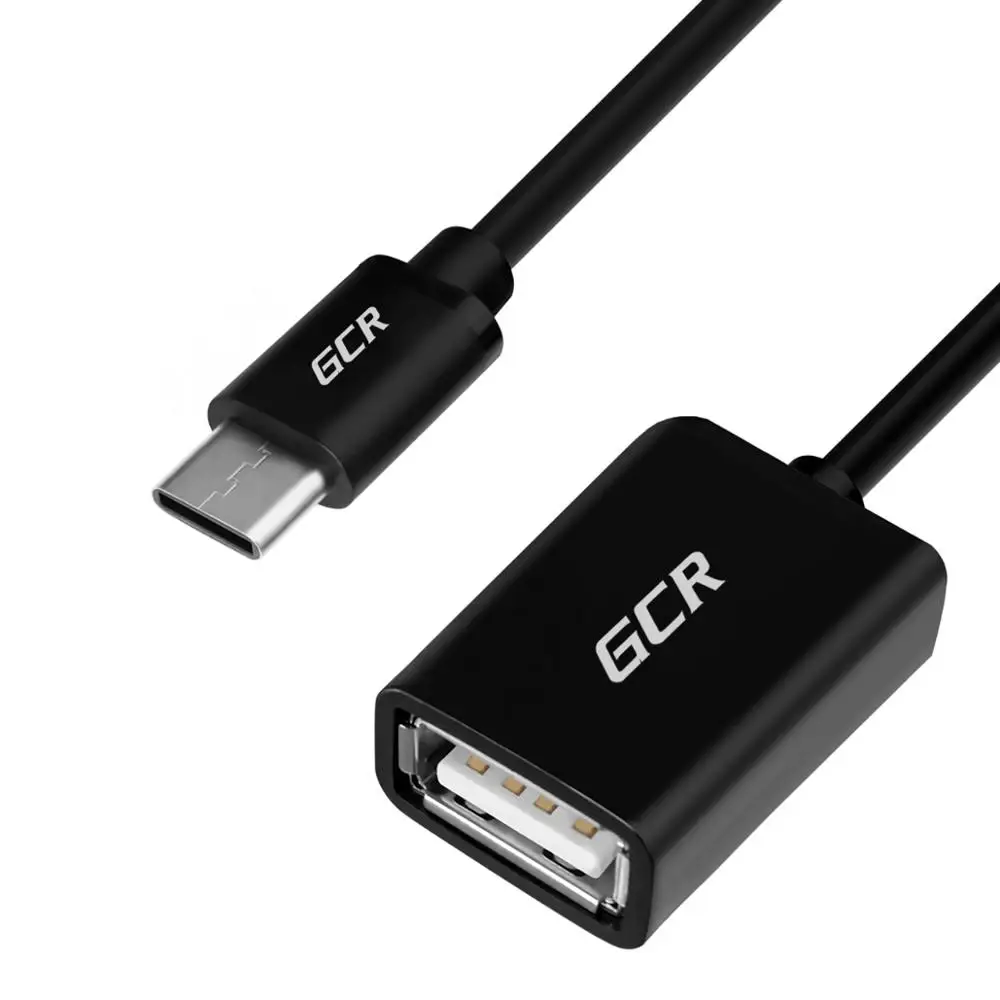 GCR Кабель переходник OTG адаптер Type C на USB провод для Redmi Xiaomi телефона шнур