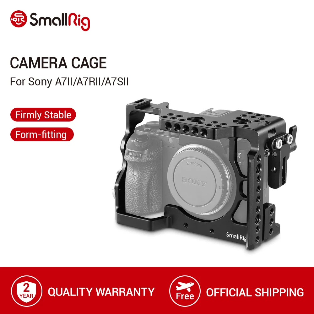 Клетка SmallRig A7M2 для камеры Sony A7MII/A7II/a7RII/a7SII клетка из алюминиевого сплава цифровой