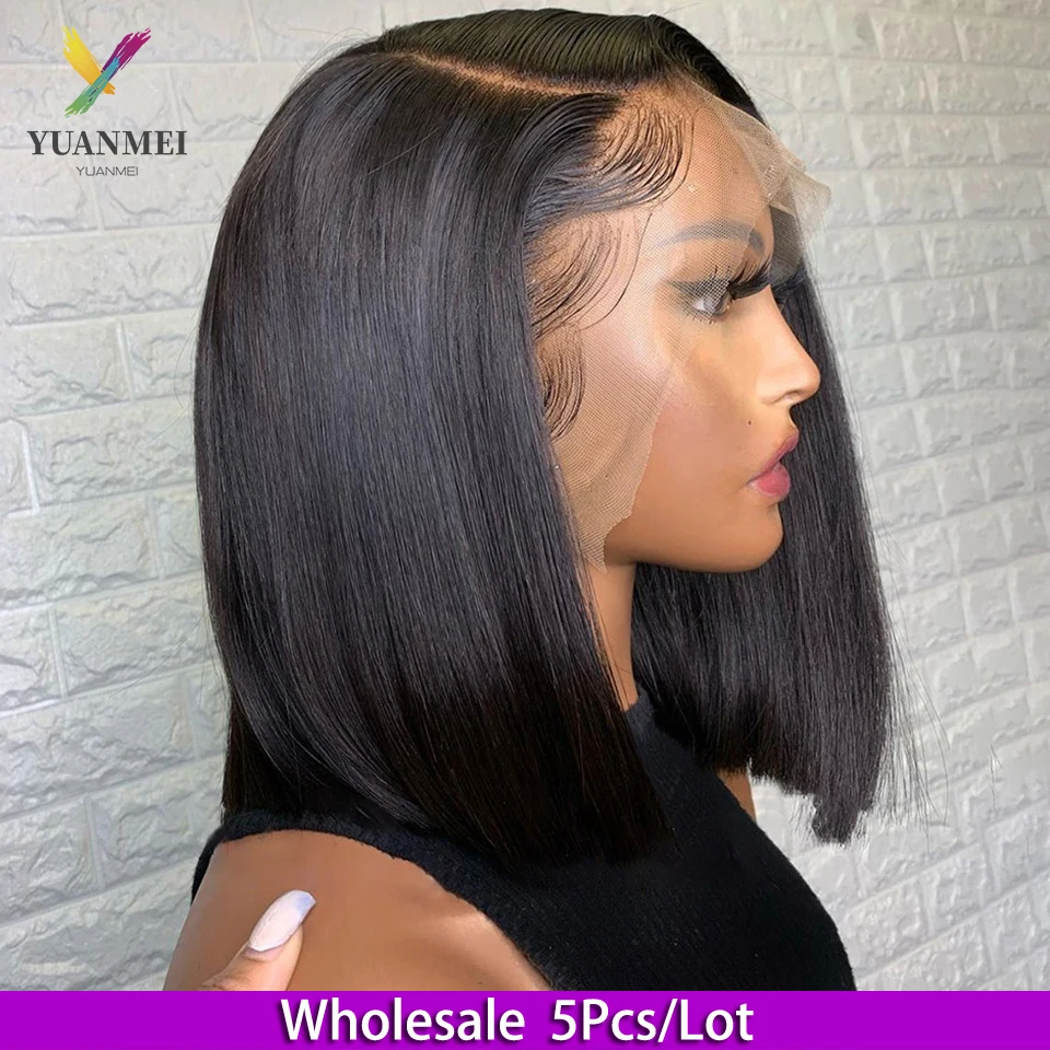 Wholesale Straight Short Bob Wig 13x4 Lace Frontal Wigs For Women Bob Wig Lace Front Human Hair Wigs Brazilian Lace Front Wig
