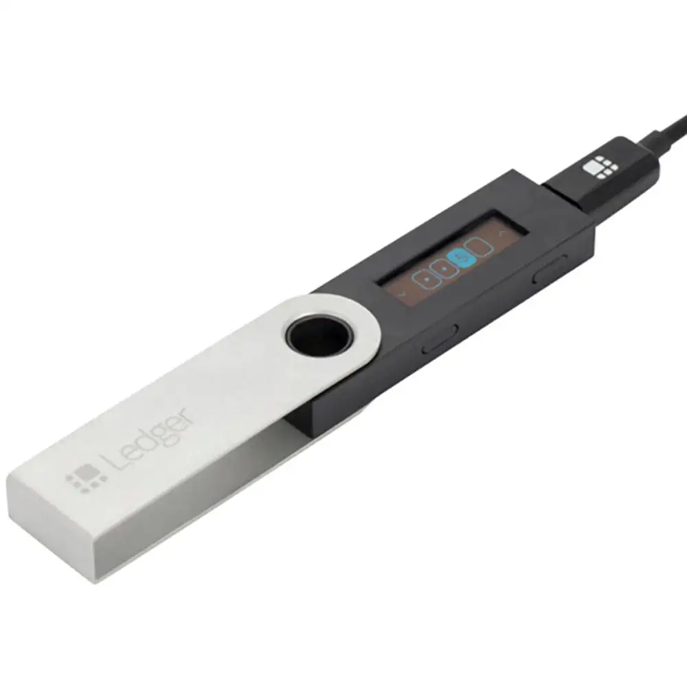 Аппаратный криптокошелек Ledger Nano S|USB-гаджеты| |