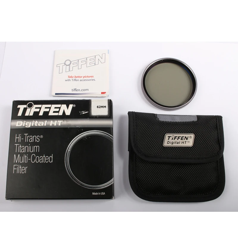 Фильтр поляризационный TIFFEN DIGITAL HT CIRCULAR POL круглый 62мм двустороннее титановое