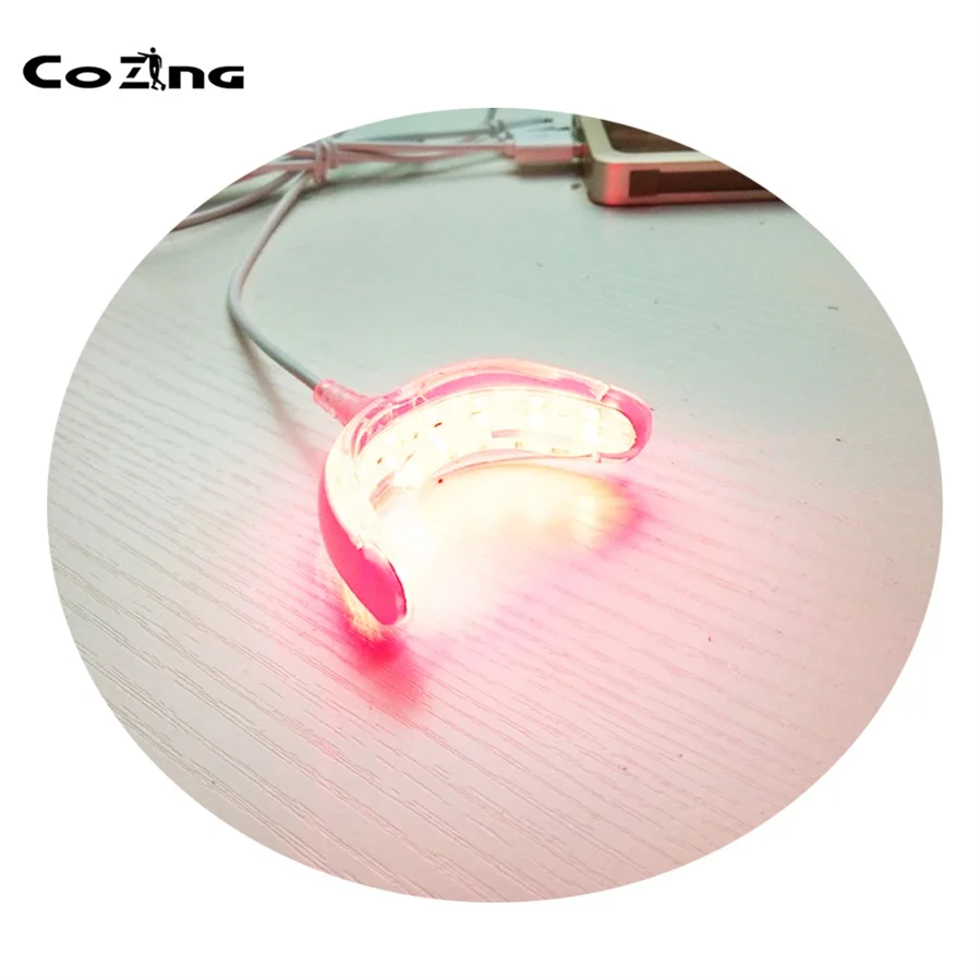 Electric USB Rechargeable Tooth Cleaner With Auxiliary red LED Lights Oral Dental Cleaning Device oral treatment for Home
