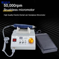 new deasin dental lab equipment 50000rpm brushless micromotor unit with lab handpiece dentistry instrument