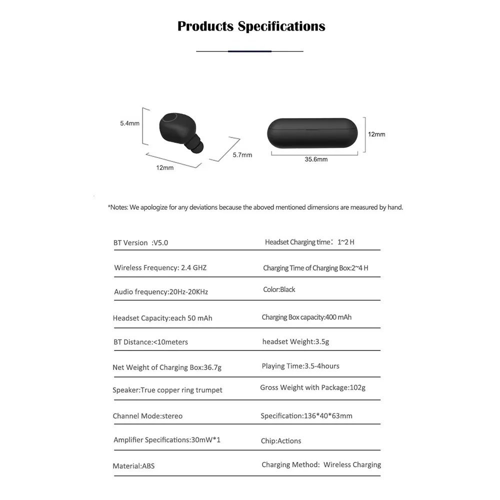 KISSCASE Q1 TWS 5 0 Bluetooth Беспроводные наушники 3D стерео спортивные водонепроницаемые с