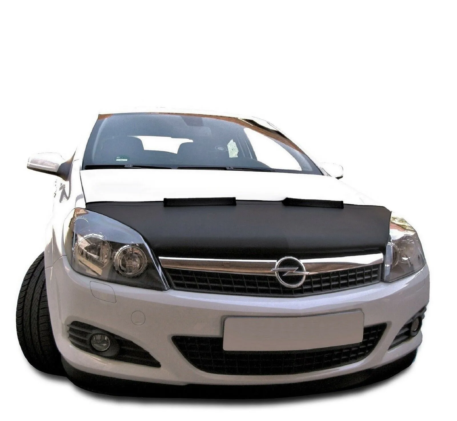 

Car Bonnet Mask Hood Bra Protector Pu Leather Stone Guard Fits OPEL ASTRA H 2004 - 2010