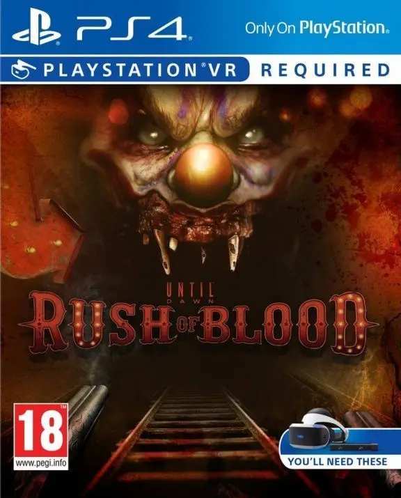 Видеоигра Until Dawn: Rush Of Blood (Только для PS VR) (PS4) | Электроника