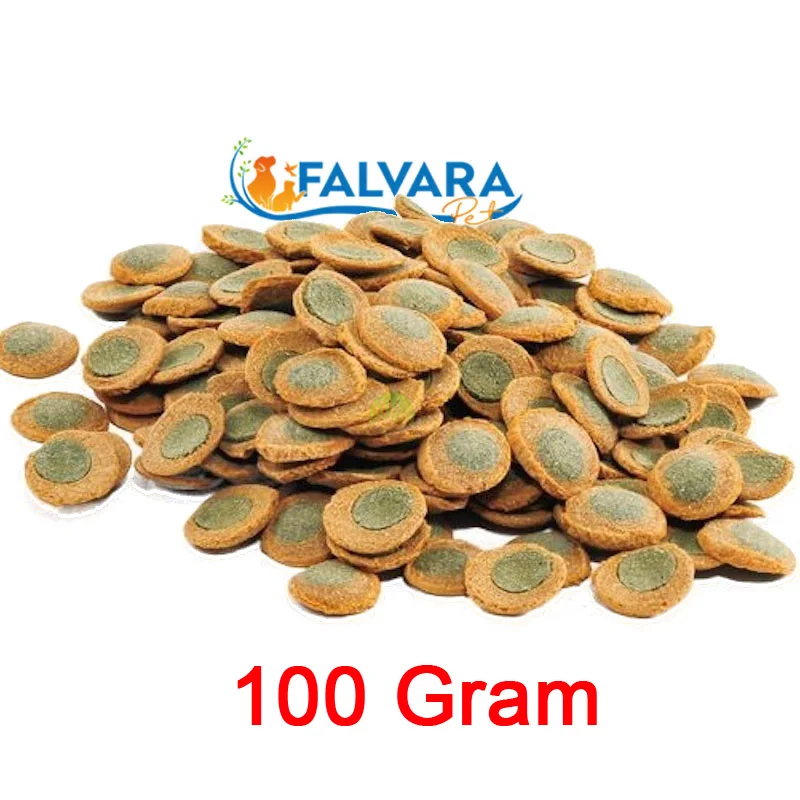 

100 Gram Tetra Pleco Veggie Wafers All Ornamental fish For 1. Grade Algae Contain Pelletized Feed Expiry Date 06/2023