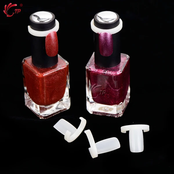 TP 50 накладные ногти флакон цветной дисплей Кольцо Типсы для салона французский
