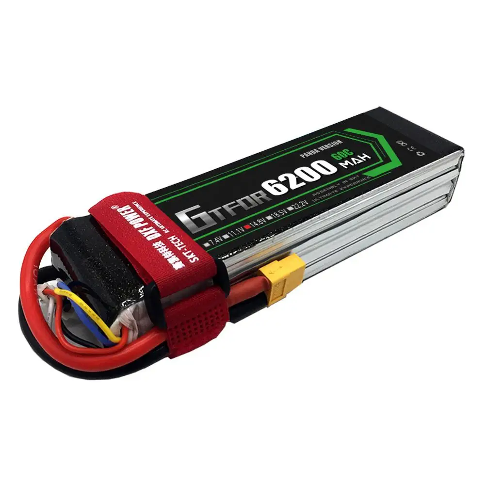 GTFDR Lipo аккумулятор 4S 14 8 в 6200 мАч 60C Burst 120C литий полимерная батарея AKKU для
