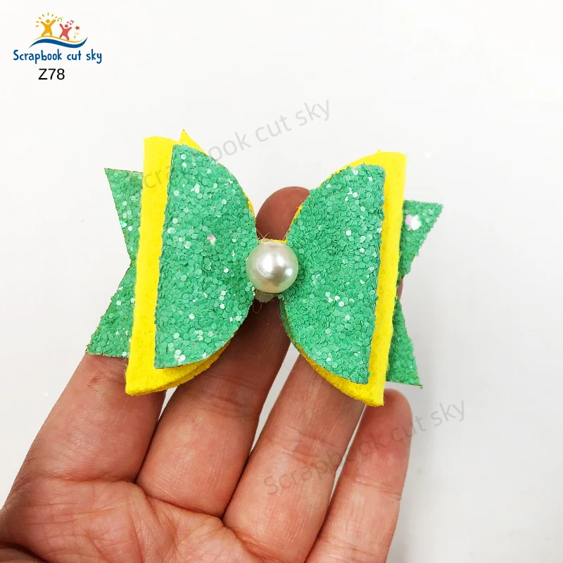

New bow die-cut wooden mold scrapbook