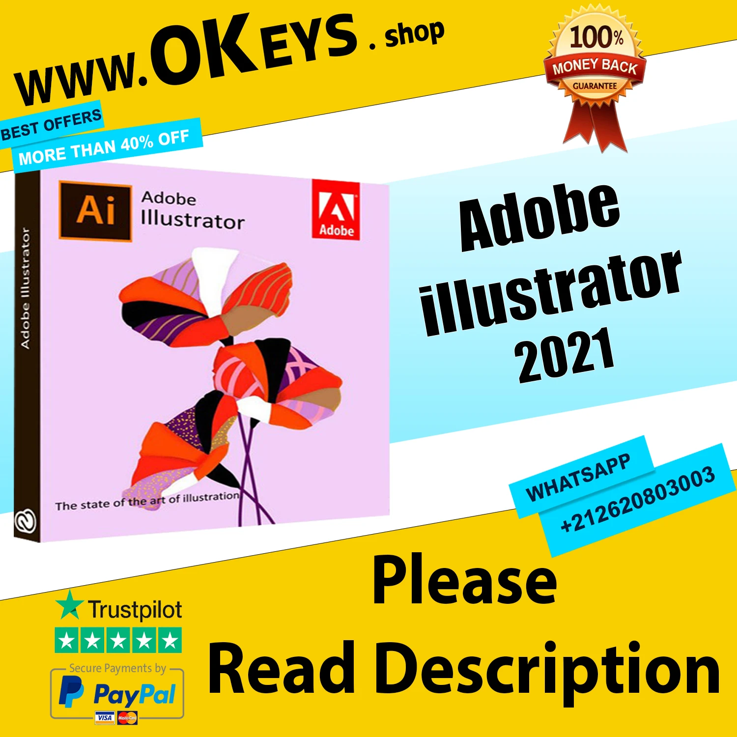 

{Adobe Illustrator 2021 - Windows - Life Time Using}