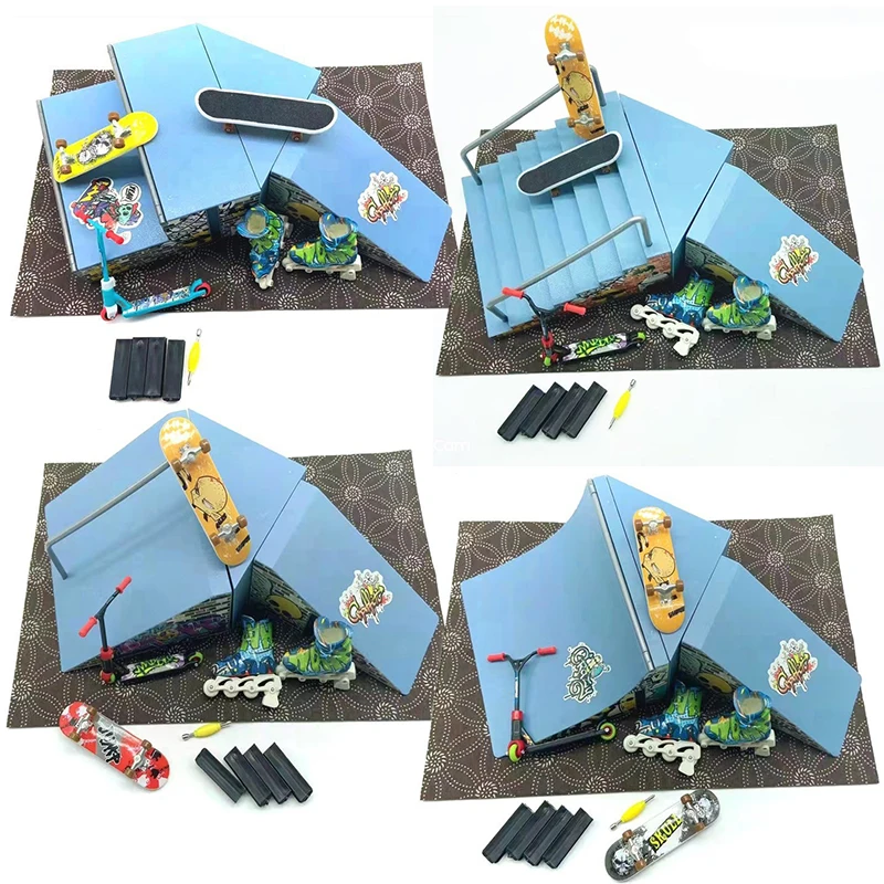 Набор для скейтборда Tech Fingerboard BMX скейтборды Пальчиковый скейтборд рампа