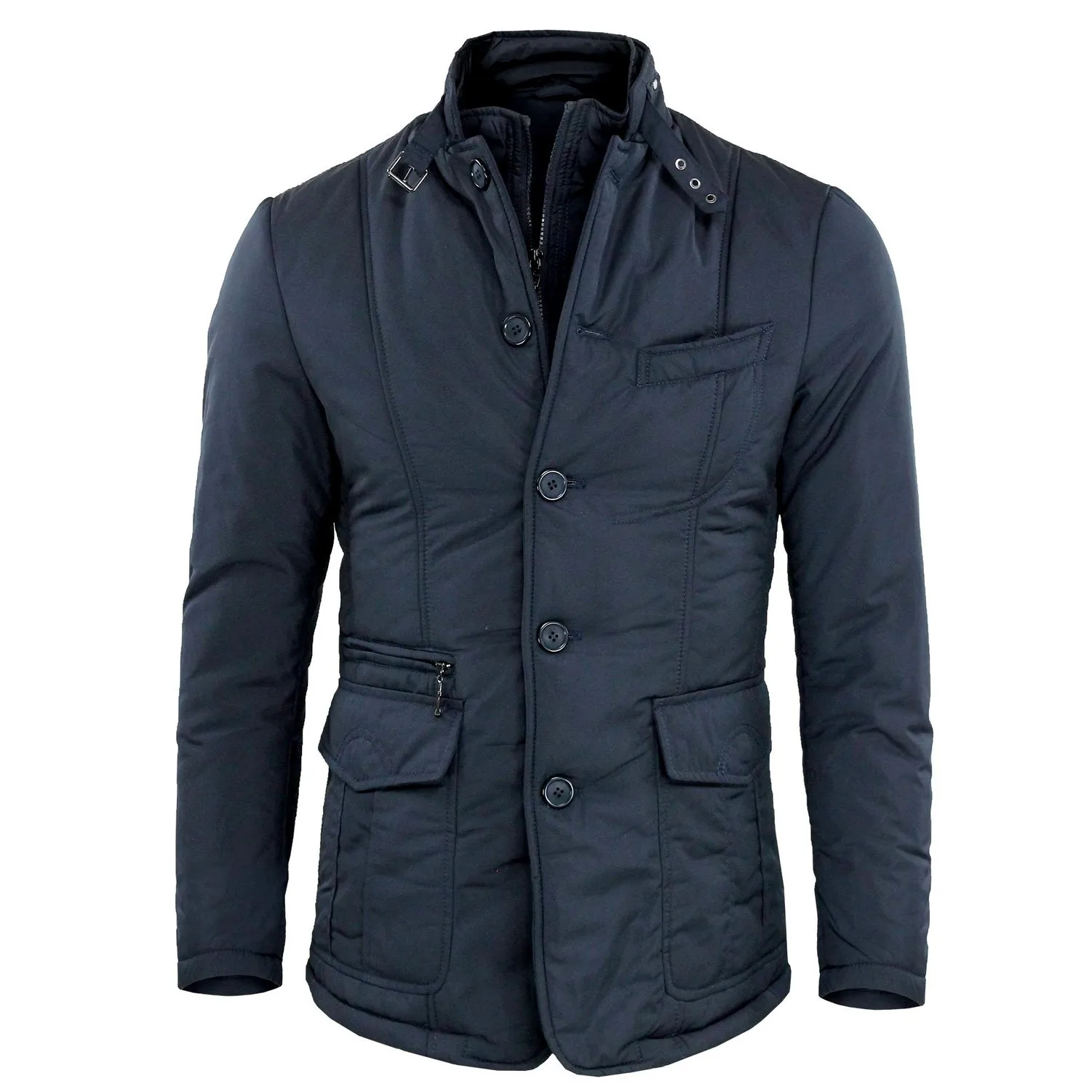 Жилет мужской зимний приталенный элегантный Блейзер Куртка дизайнерские