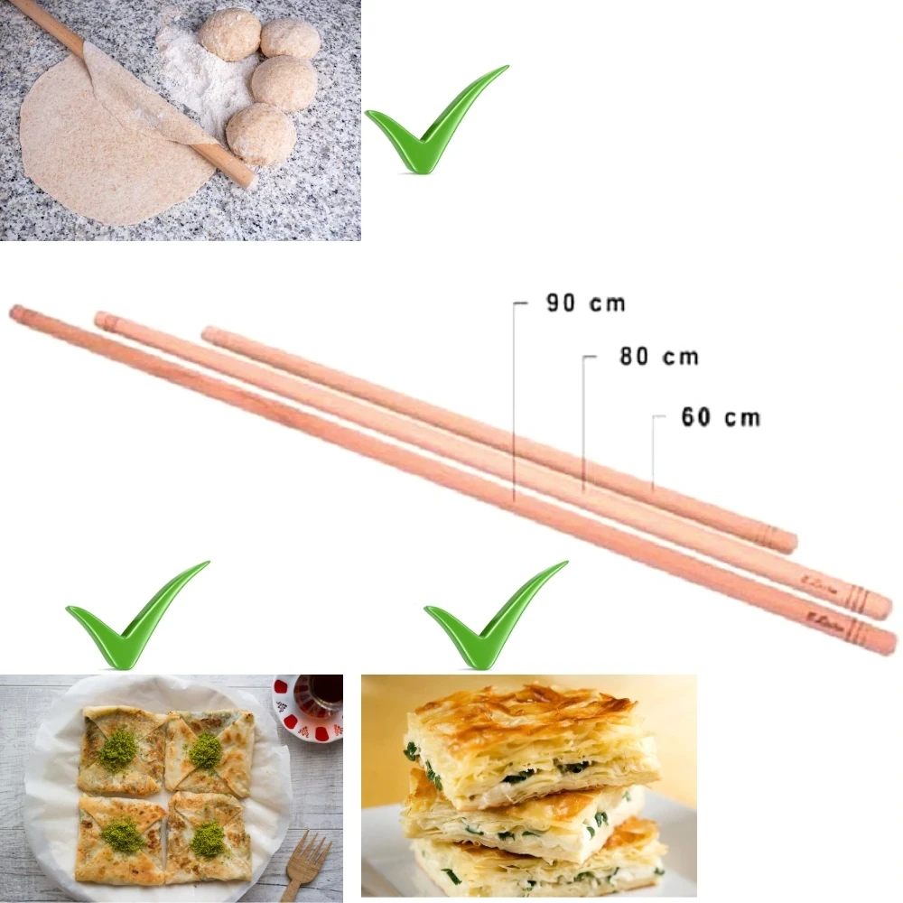 

Turkish Oklava Rolling Pins Manti Ravioli Pizza Maker High Quality Wooden Kitchen Tools Patty Baklava Maker Women Utensils Gift