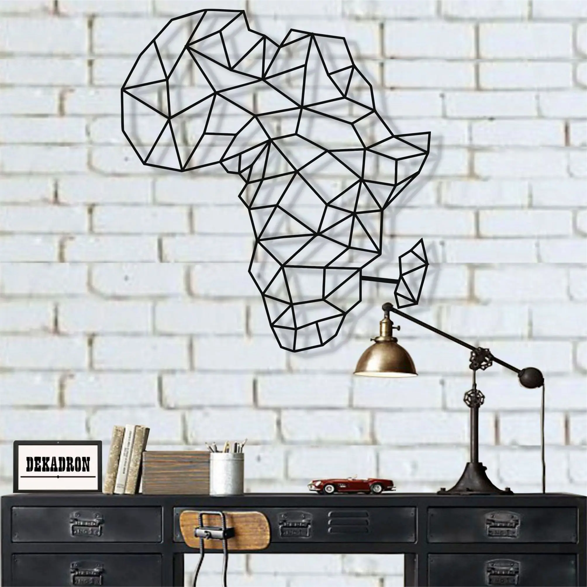 Африканское искусство металлическое настенное Металлический Настенный декор