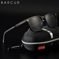 barcur square style tr90 men sunglasses polarized comfortable women sun glasses ladies uv400 protection