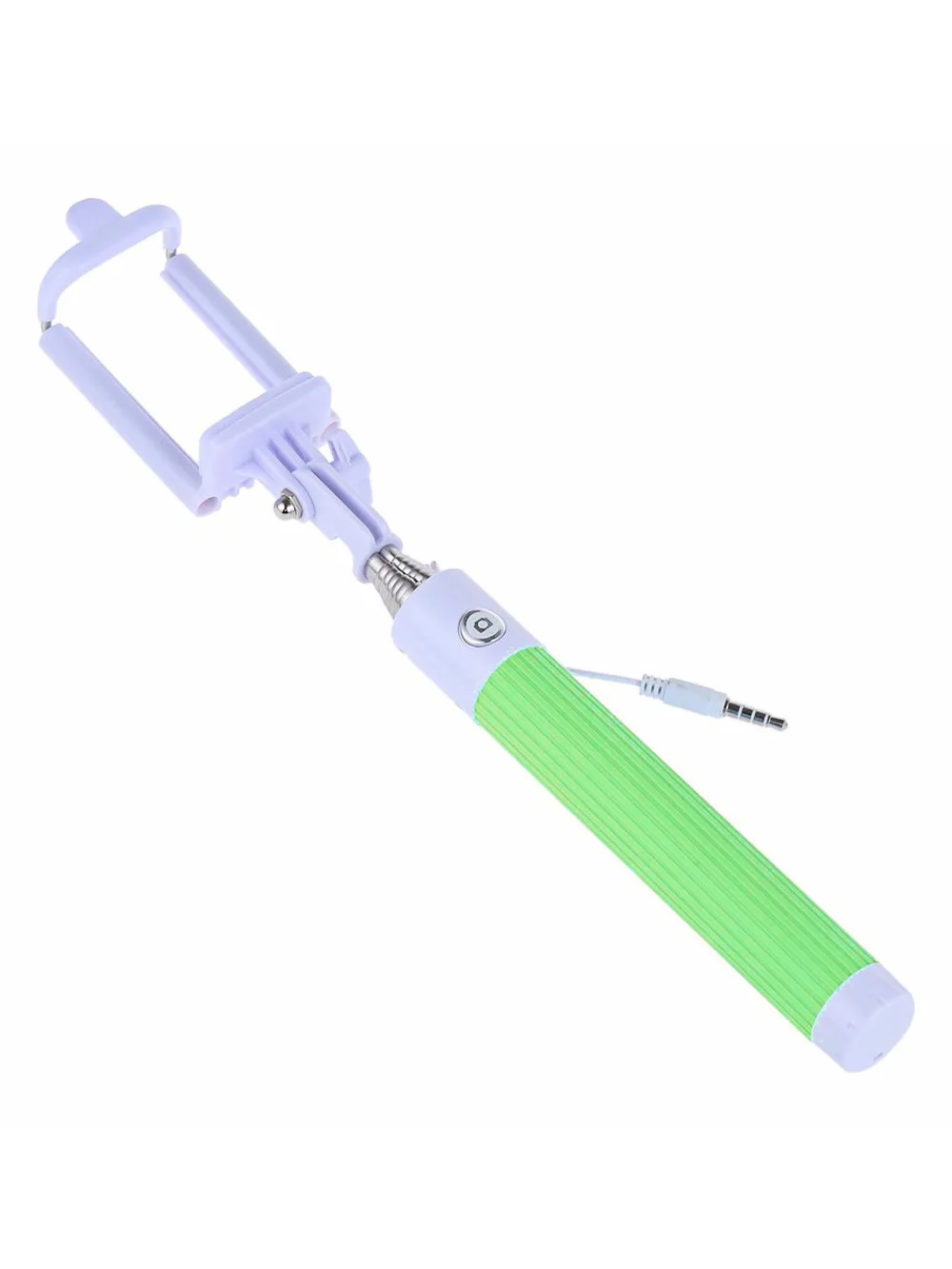 Палка для селфи (силикон металл) зеленый монопод селфи.|Селфи-моноподы| |