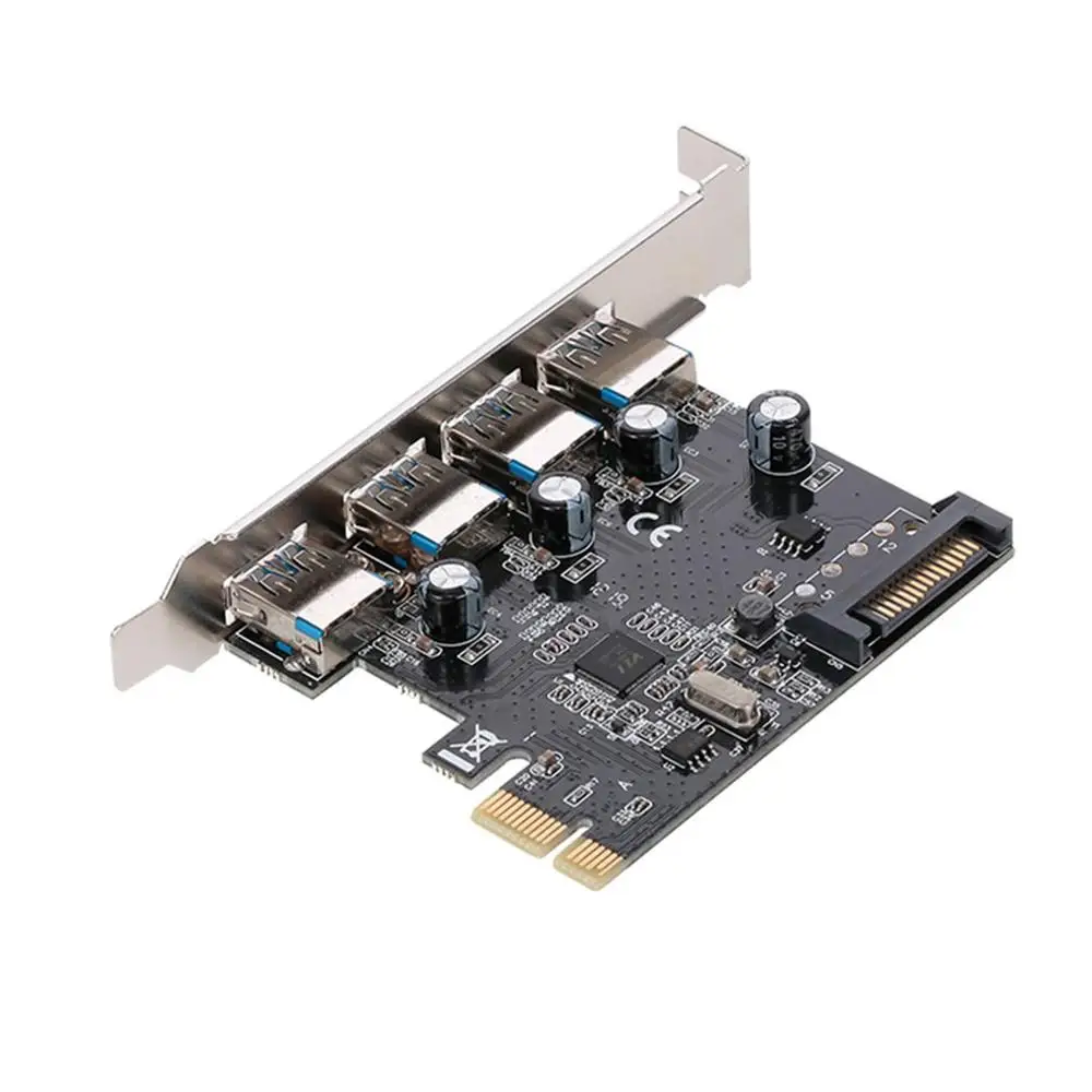 Плата расширения Superspeed с 4 портами USB3.0 PCI E экспресс адаптер для настольного
