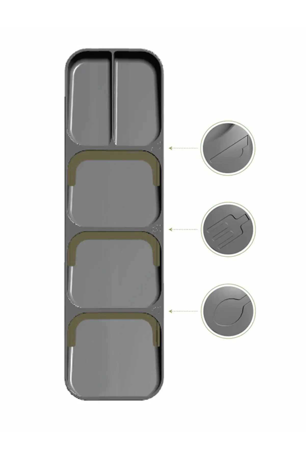 compact cutlert organizer kitchen cabinets shelf cabinet rack spoon divider container kitchen organizer free global shipping