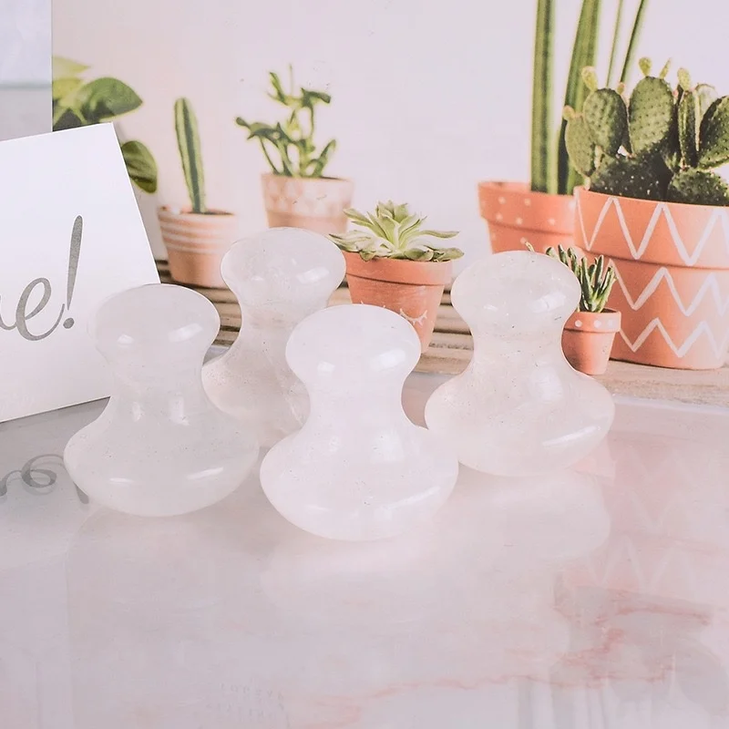 Натуральный Нефритовый камень фотоинструмент кварц уход за лицом шеей глазами