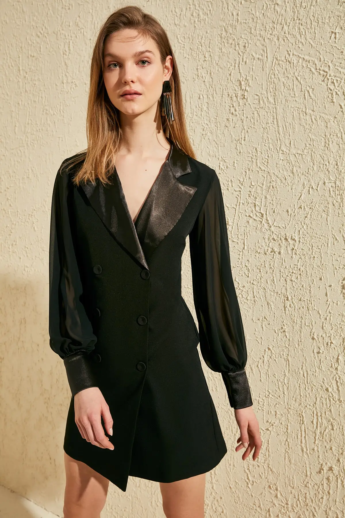 Платье куртка с воротником TWOSS20EL1593|Женские платья| |