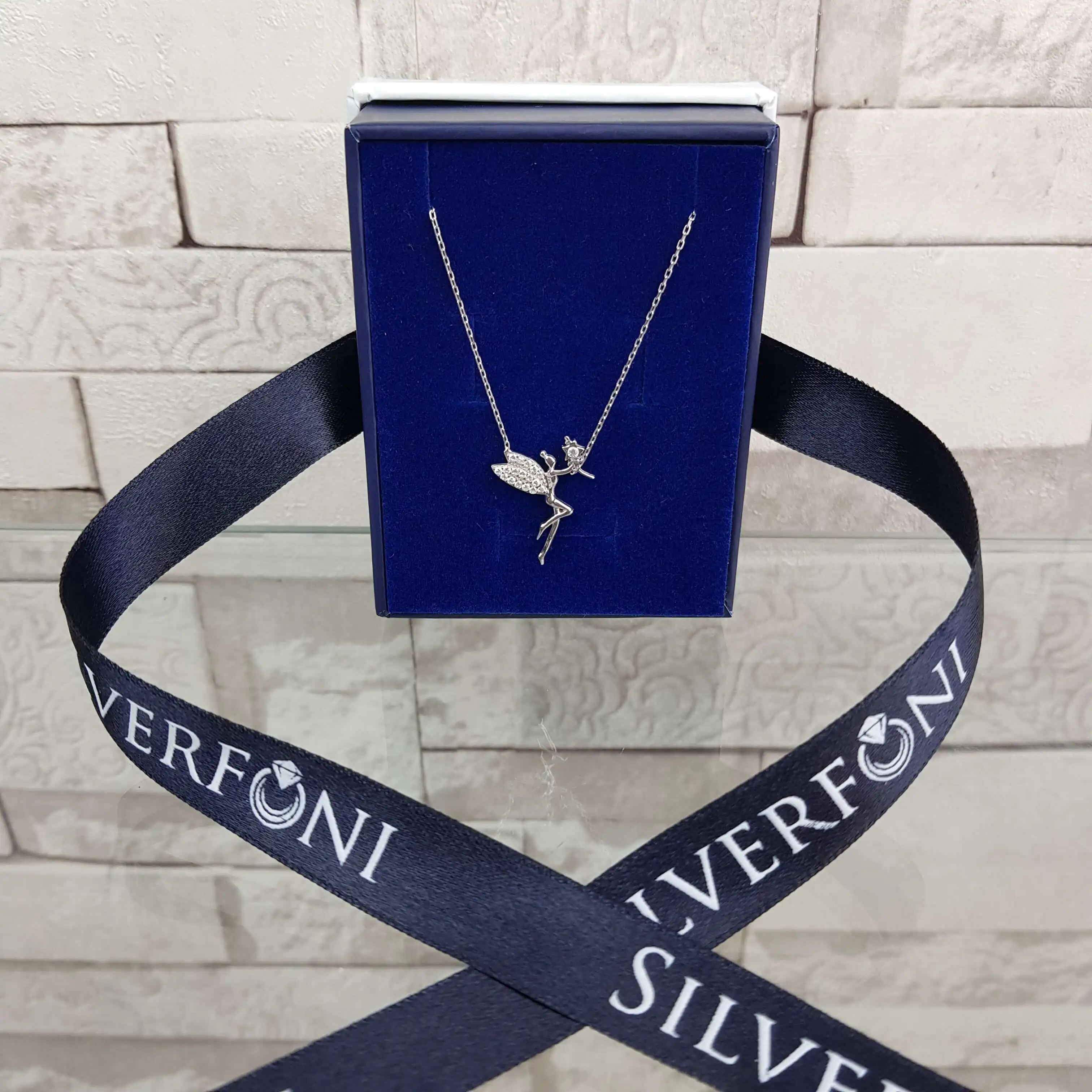 Collier en argent Sterling 925 pour femmes, pendentif en pierre de Zircon, petit conte de fées, cadeau d'anniversaire, chaîne élégante, luxe Cool