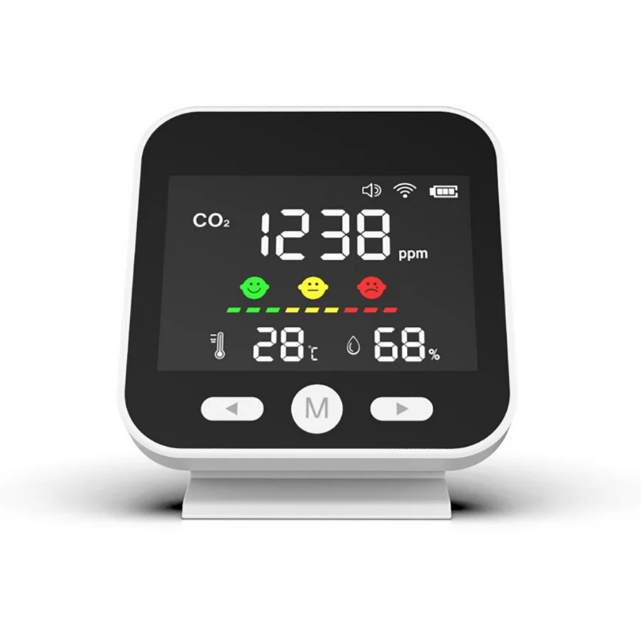 

Инфракрасный измеритель температуры углекислого газа в помещении, детектор углекислого газа, монитор качества воздуха, датчик NDIR, регистра...