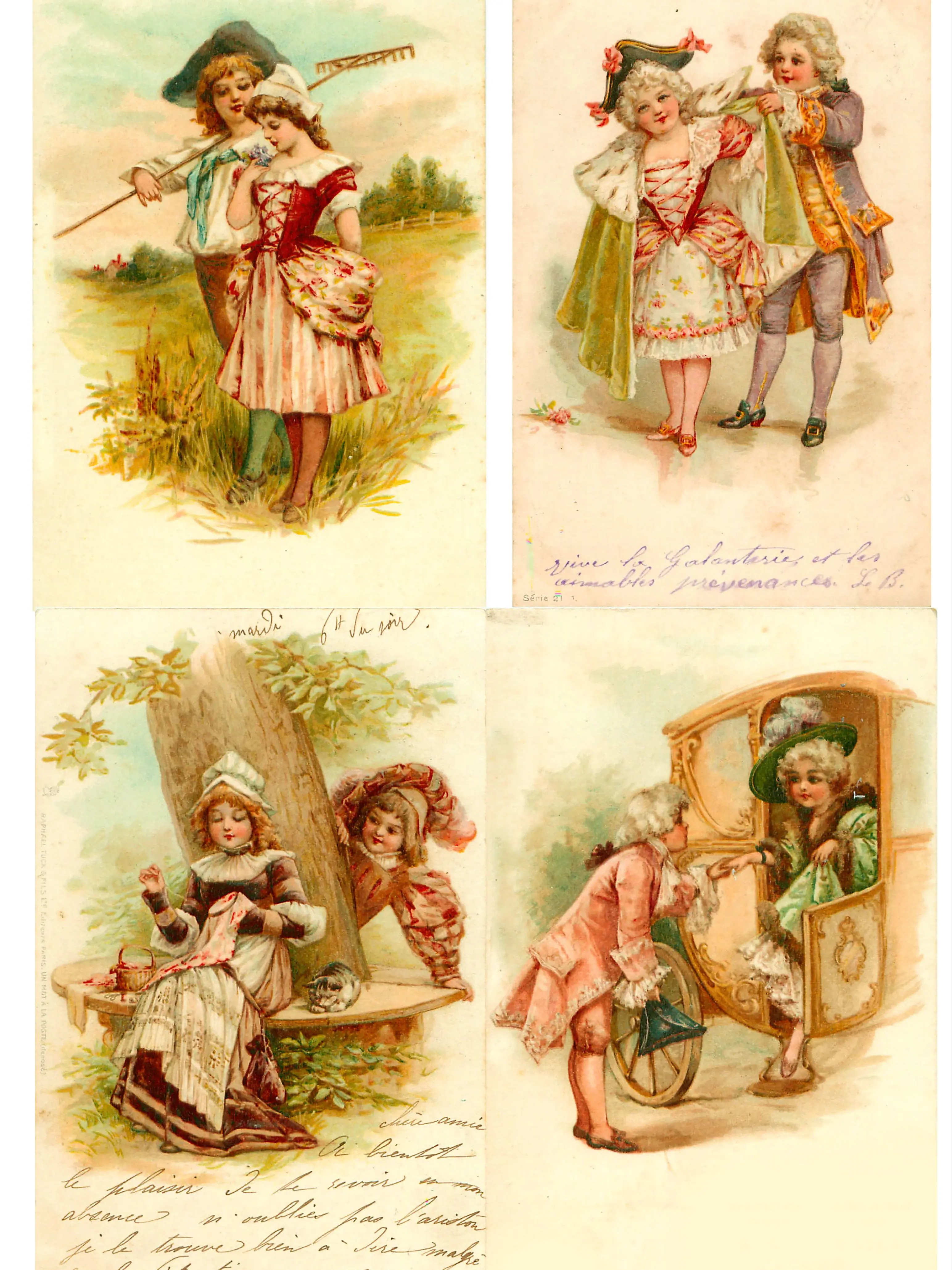 Rice paper for decoupage A4 Ultra-thin napkin 1603 old postcards kids Vintage Kraft DIY