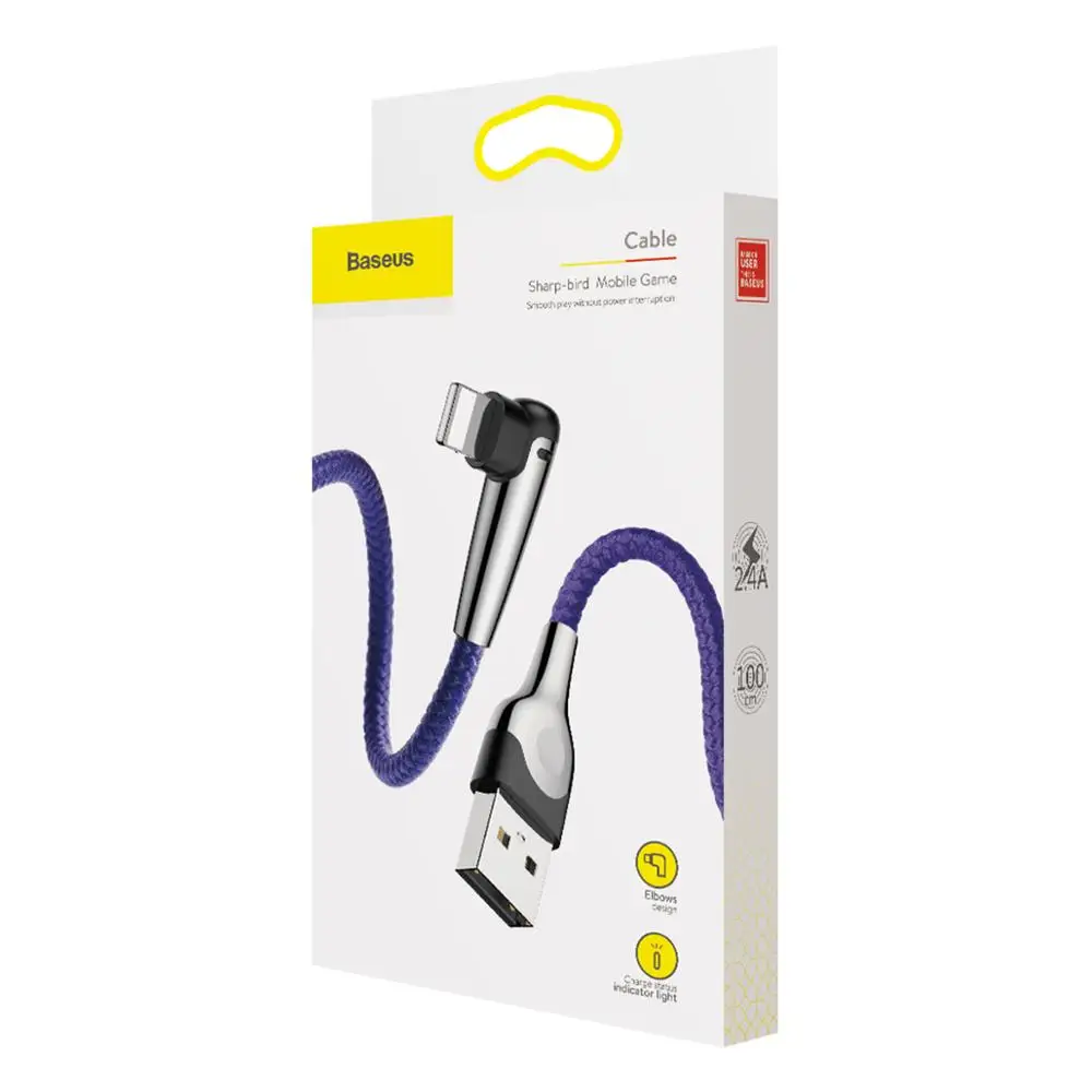 Baseus sharp-bird mobile game cable USB For IP кабель для быстрой зарядки телефона планшета передача