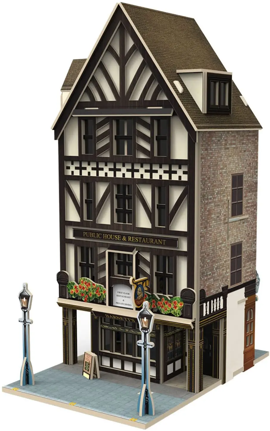 Cubic Fun 3D Puzzle Jigscape Tudor Restoran Binası Londra | Игрушки и хобби