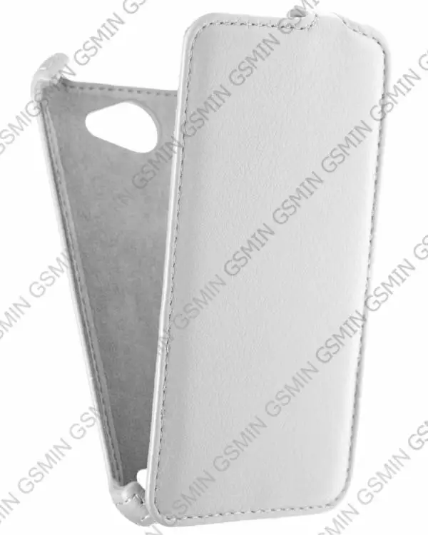 Кожаный чехол для Fly IQ 455 Ego Art 2 Armor Case (Белый) | Мобильные телефоны и аксессуары