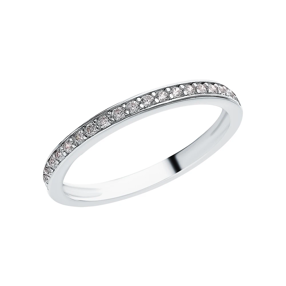 Серебряное кольцо с фианитами SUNLIGHT проба 925 | Украшения и аксессуары