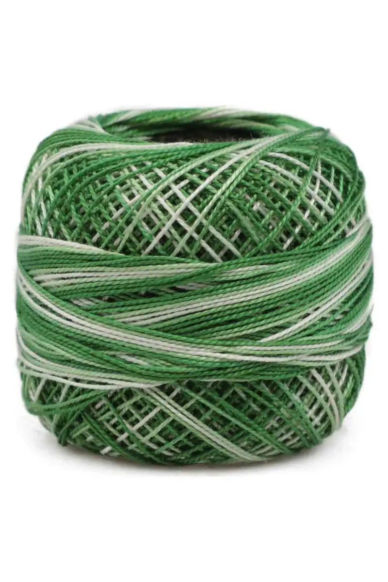 Вышивка крестиком Этамин Нить для пряжи домино из мерсеризованного хлопка Perle No