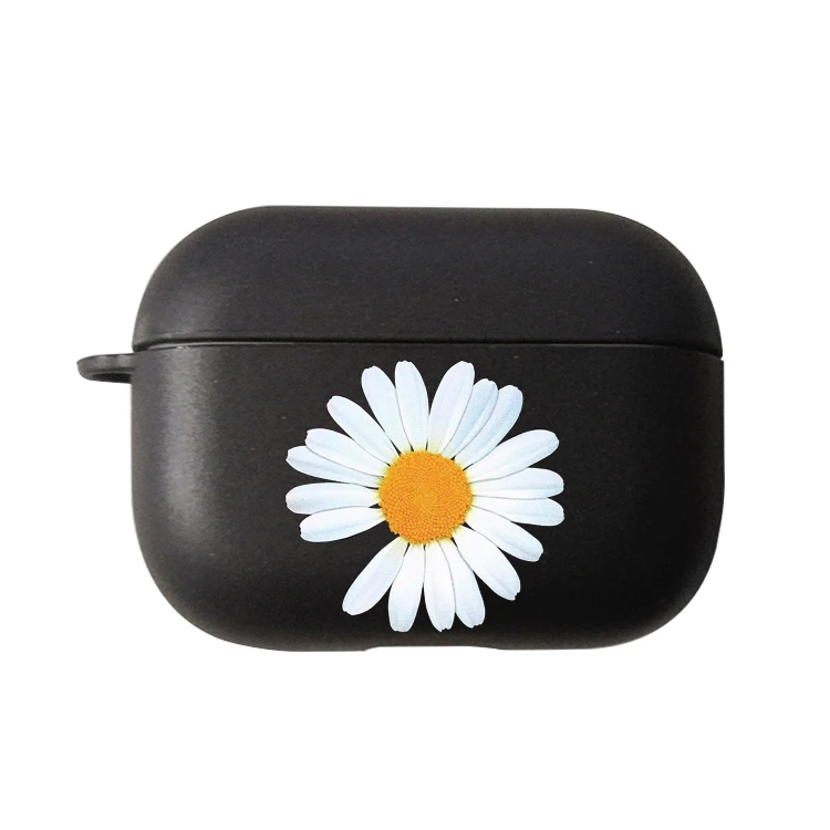 Custom Daisy Floral case for Airpods Pro with keychain Protective Customized Cute Case Personalized name G Dragon | Электроника