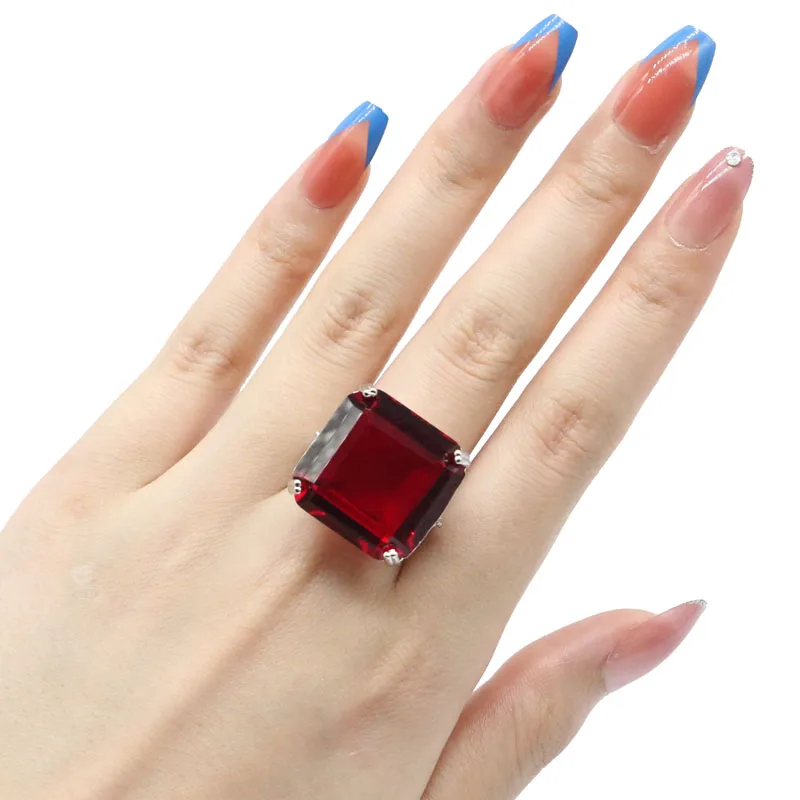 Крупный драгоценный камень в европейском стиле 22x22 мм 13 г | Украшения и аксессуары