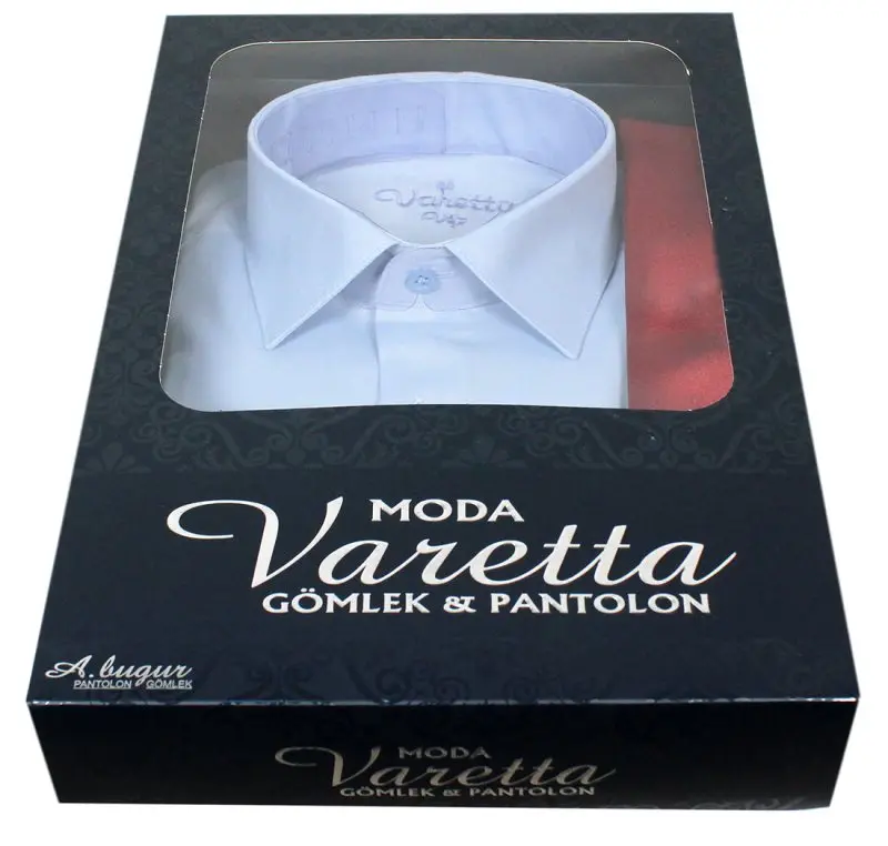 Мужской комплект синяя мужская рубашка красный галстук и рубашки для мужчин