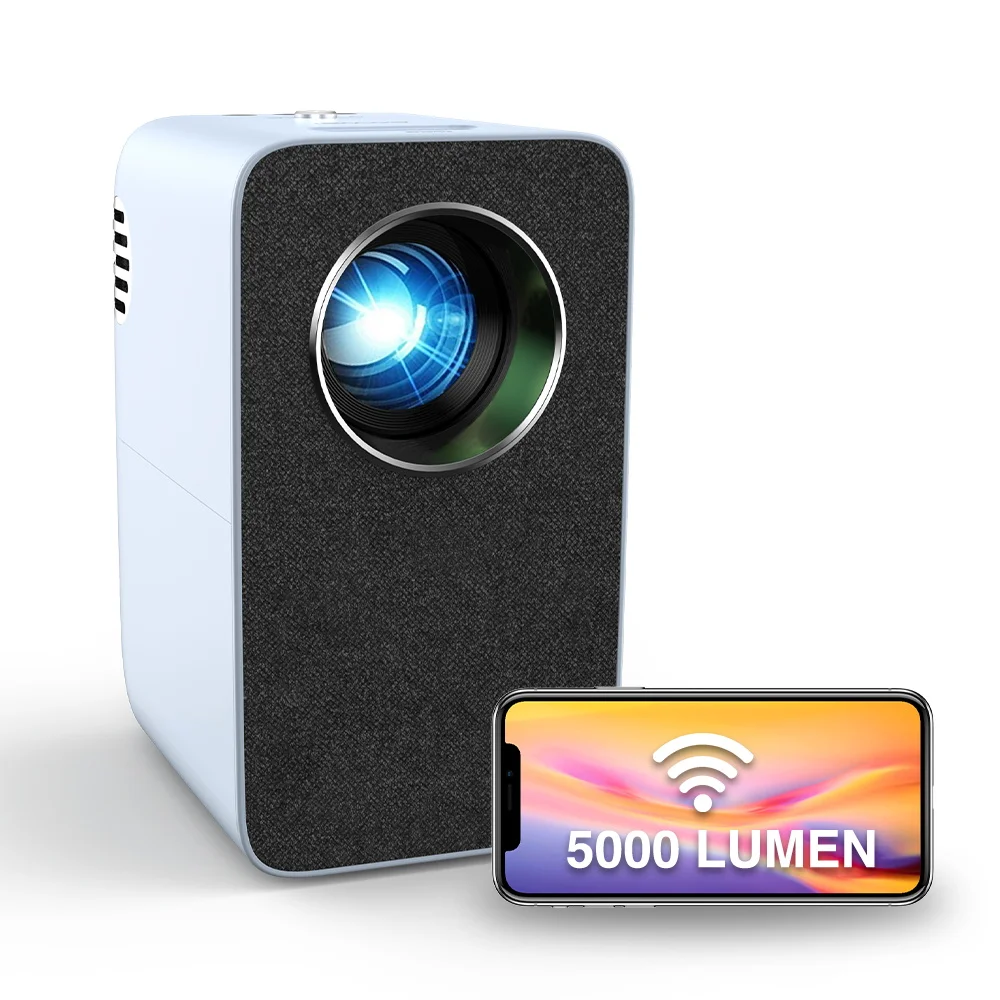 Портативный мини проектор Beamer для домашнего кинотеатра Led Video 4200 Lumens беспроводной