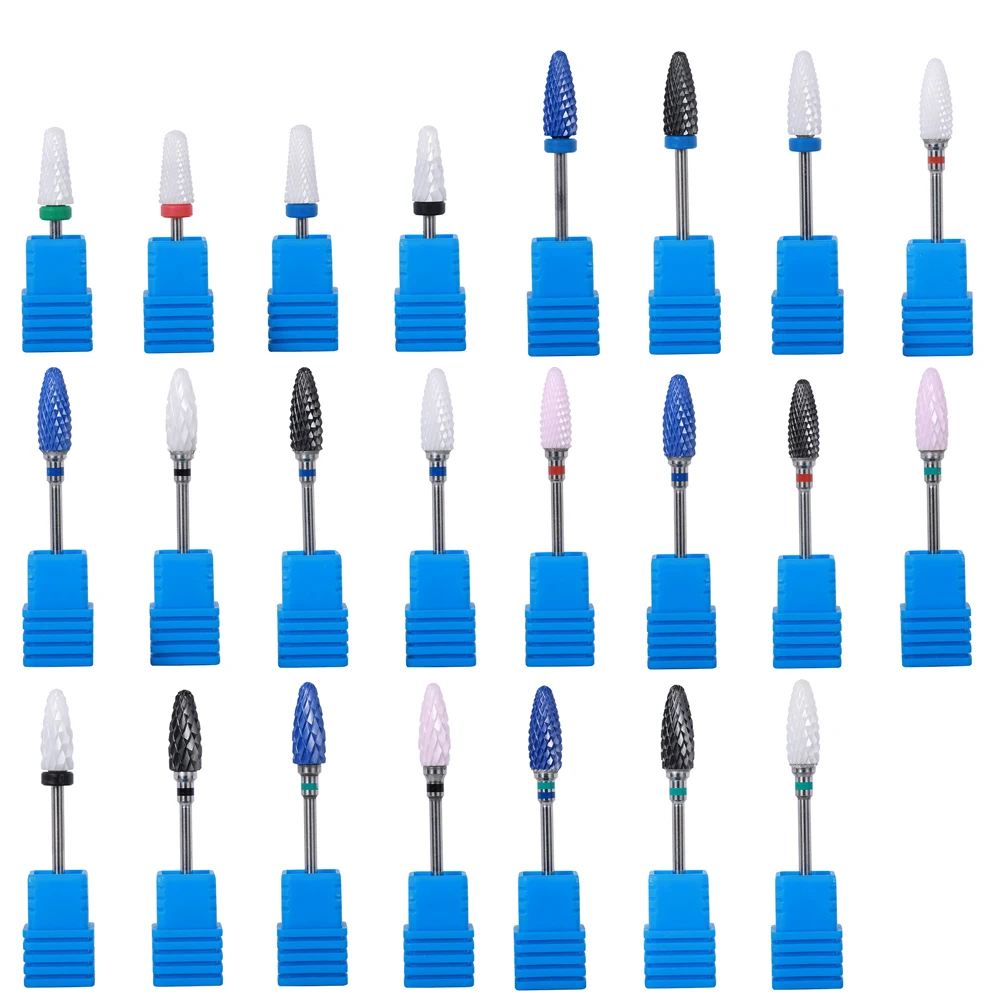 Фреза для ногтей силиконовая керамика 1 шт.|nail drill bits|manicure machineelectric manicure machine |